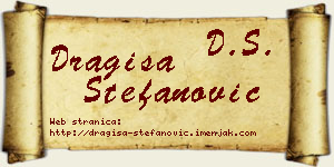 Dragiša Stefanović vizit kartica